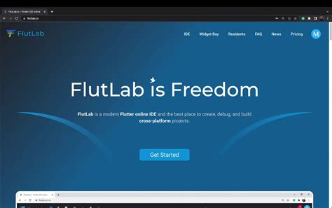 FlutLab.io .